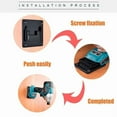 thumbnail image 4 of 18V Li-Ion Battery Holder for Makita Power Tools - Black ABS Plastic Wall-Mounted Hanger with Secure Snap Lock, Compact Design (3.5x3.0 inches) for Easy Storage & Workshop Organization, Includes 1, 4 of 5