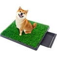 thumbnail image 2 of Coziwow 25" x 20" Artificial Grass Puppy Dog Pee Pad Pet Potty Training Toilet W/Tray Indoor Outdoor, 2 of 14
