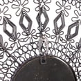 thumbnail image 6 of DecMode Black Metal Floral Wire Plate Wall Decor with Brown and White Scrolls (3 Count), 6 of 8