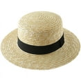 thumbnail image 5 of SikaFu Beige Series French Elegant Straw Knitted Hat For Summer Travel Sunscreen And Sunscreen Hat Beach Hat Versatile Straw Hat For Women, 5 of 9