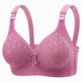 thumbnail image 3 of ALLLIST Womens Bras Plain Purple Wirefree Bralette Push up T Shirt Lingerie for Women Size S-XL, 3 of 4