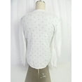 thumbnail image 2 of tommy hilfiger women crew neck long sleeve sweater white polka-dot (small), 2 of 3