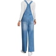 thumbnail image 3 of Adjustable Strap Sleeveless Women Loose Denim Overall Wide Leg Jumpsuit, 3 of 6