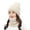 Beige, variant on Hats Christmas Women Winter Windproof Ski Riding Fleece Warmer Hairball Adjustable Cap And Scarf Neckerchief Warm Collar Set Outdoor Suit Winter Hats For Women
