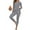 Gray, variant on Thermal Underwear for Women Long Johns with Fleece Lined, Base Layer Women Cold Weather Top Bottom