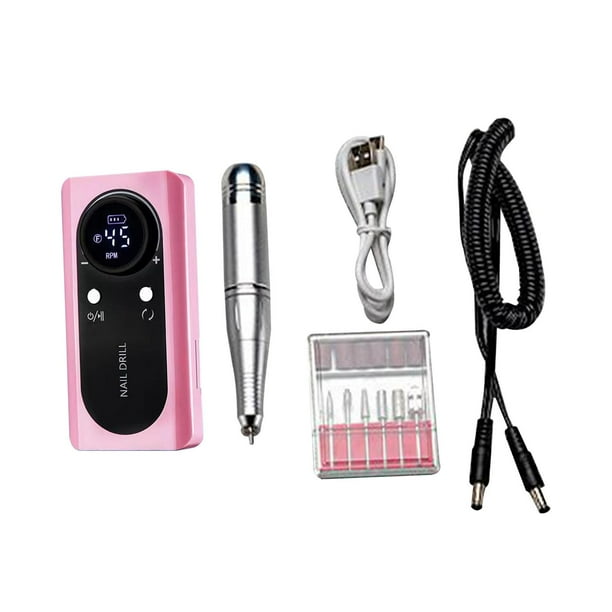 Máquina pulidora de uñas eléctrica Yuyangstore Rosa recargable por USB