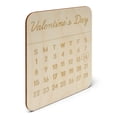 thumbnail image 3 of Valentine's Day Calendar Wood Cutouts 23-inch, 1/8 inch Thick, Pack of 1 Mother's Day/Valentines Crafts for Gifts and Girls' Décor, by Woodpeckers, 3 of 5