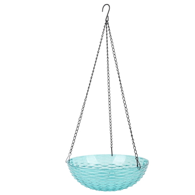 Fuente de Baño de Aves Solar, Plástico Resistente, Fuente Colgante de Baño de Aves, Alimentador de Pájaros para Jardín Al Aire Libre, Balcón y Porche