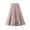 C-Pink395, variant on DHFJKG Womens Pleated Skirts Mesh Floral Printed Flowy A-Line Midi Skirts Summer Elastic Waist Comfy Skirt