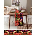 thumbnail image 6 of Hokiten Table Runners 72 Inches Long Dress Scarves, Puerto Rico Flag Farmhouse Kitchen/Dining Table Runner, Coffee Tablerunners, Frog Red Flower Summer Leaf 13x72 Inch, 6 of 7