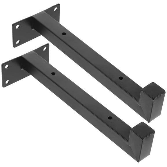 WORGEOUS 2pcs Wall Shelf Support Metal Floating Shelf Bracket Heavy Duty Shelf Support Rack