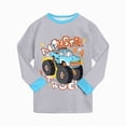 thumbnail image 4 of Zuwimk Big Girls Cute Pajama Sets Long Sleeve Lovely Sleepwear 2 Piece PJS Multiple Cartoon Jammies(Grey,6-7 Years), 4 of 7