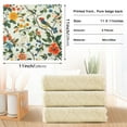 thumbnail image 6 of Yayeee 6 Pack Kitchen Dish Cloths for Washing Dishes Soft Absorbent Microfiber Towels, Green Floral Pattern, 6 of 9