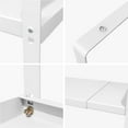 thumbnail image 6 of Kusmil Expandable Cabinet Shelf Organizer Storage Rack Space Riser for Kitchen Bathroom Office Heavy Duty Nonslip, L14.1-23.6'' x W8.6'' x H10.2'', White, 1 Pack, 6 of 7