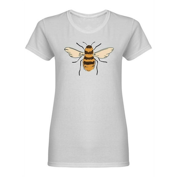Bee Insect Design Shaped T-Shirt Women -Image by Shutterstock, Female x-Large