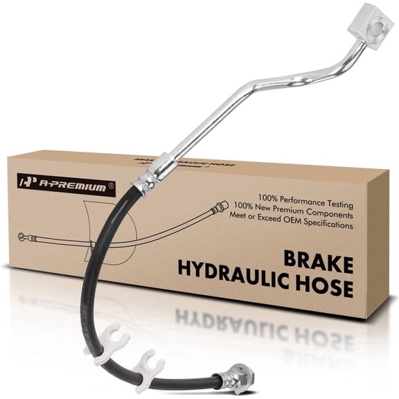 A-Premium Front Right Passenger Side Brake Hydraulic Oil Hose Compatible with Ford F-250 Super Duty, F-350 Super Duty, 1999 2000 2001 2002 2003 2004, 4WD Only