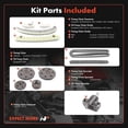 thumbnail image 2 of A-Premium Set of 11PCS Engine Timing Chain Kit W/Tensioner & More [fit DOHC, 4Cyl 2.0L] Compatible with Ford Focus 2005-2011, Transit Connect 2010-2013 & Mazda 3 2004-2013, MX-5 Miata 2006-2010, 2 of 9