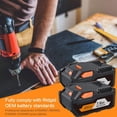 thumbnail image 7 of New for Ridgid R840085 7.0Ah Lithium Battery Work with Rigid 18Volt R840087 Electrical Tools, 7 of 7