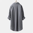 thumbnail image 4 of Summer Tops for Women, Women Blouses, Stylish Women's Casual Loose Button Down Shirt for Effortless and Comfort in Everyday Wear, 4 of 7