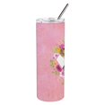 thumbnail image 2 of Carolines Treasures CK4196TBL20 Black Miniature Pinscher Pink Flowers Stainless Steel 20 oz Skinny Tumbler 20 oz, 2 of 4
