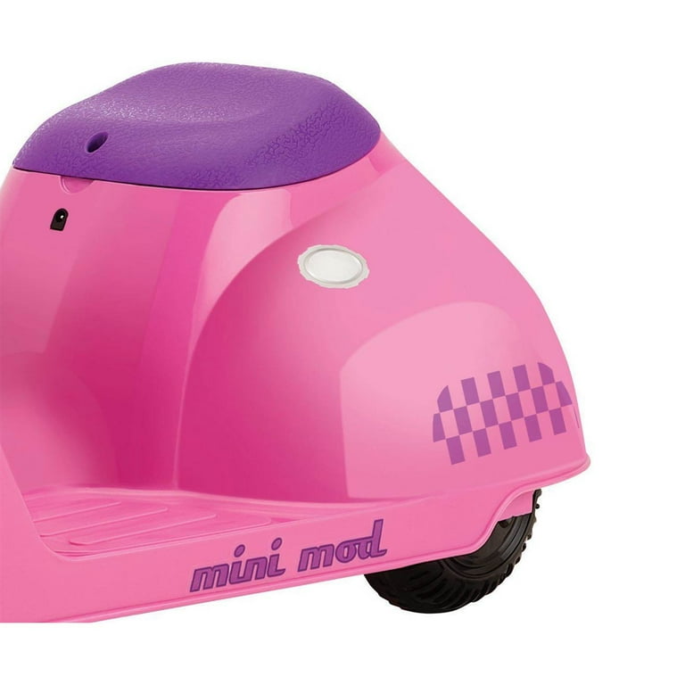 Razor Razor E125 Kids Ride On 24V Motorized Battery Powered Electric Scooter Toy, Pink In The Scooters Department At