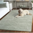 thumbnail image 3 of SAFAVIEH Metro Patricia Distressed Area Rug, Sage/Ivory, 6' x 6' Square, 3 of 11