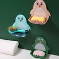 thumbnail image 4 of Xingzhi Shape Waterproof Travel Soap Box Container Bathroom Holder Dish Portable Sealed Convenient for Home Storage Accessory Blue, 4 of 6