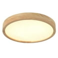 thumbnail image 6 of Simple Log Flush Mount Ceiling Lamps,Modern Wood LED Ceiling Light Fixture,Low Profile Circle Ceiling Lamp, 6 of 37