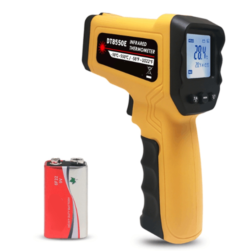 Infrared Lidar Thermometer Digital LCD Display NonContact Temperature Checker for Cooking