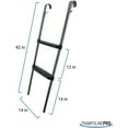 thumbnail image 5 of Trampoline Pro 2-Step Universal Trampoline Ladder with Safety Latch and Tool Free Assembly, 5 of 8