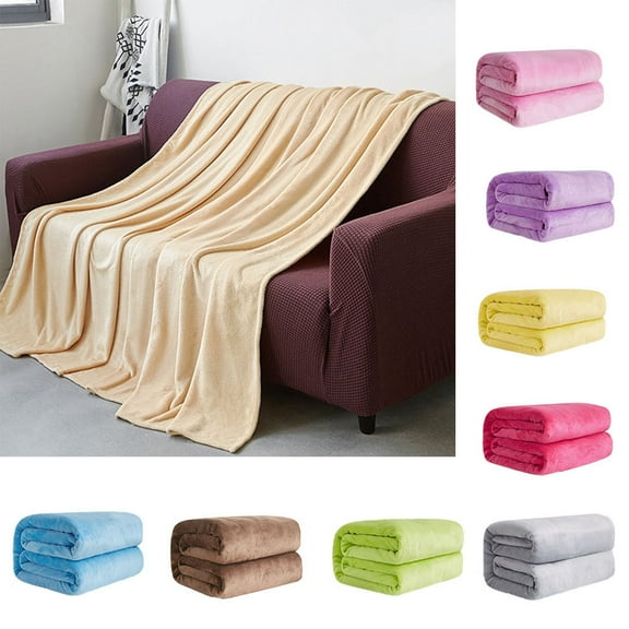 Zhaomeidaxi Fleece Blanket Plush Throw Fuzzy Lightweight Super Soft Microfiber Flannel Blankets for Couch, Bed, Sofa Ultra Luxurious Warm and Cozy for All Seasons