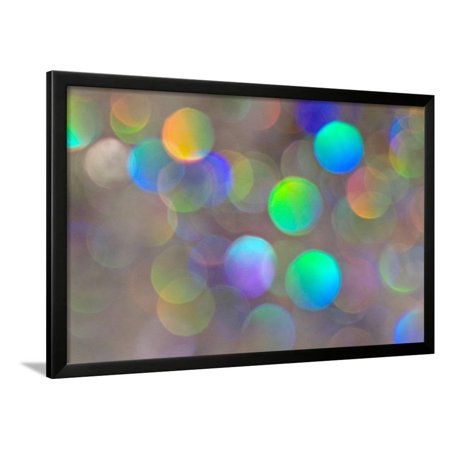 Glitter Bokeh Framed Print Wall Art By Monika Burkhart