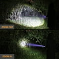 thumbnail image 3 of EverBrite Linterna táctica ultrabrillante 900 lúmenes Zoomable Enfoque ajustable 3 modos de luz Antorcha de aluminio resistente para suministros de huracanes Camping Incluye baterías alcalinas 3C, 3 of 7