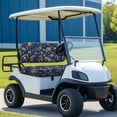 thumbnail image 2 of Garronmavis Dinosaur Skeleton Golf Cart Seat Covers Set Polyester Front Seat Cover Easy to Install and Clean Universal Fit Interior Protection Golf Cart Replacement Seat Cover, 2 of 6