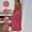 *Hot Pink, variant on ClodeEU Women's Faux Linen Spaghetti Strap Maxi Dress,Backness Loose Fit Casual Dress with Lace Trim Dark Blue,Womens Plus L