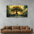 thumbnail image 2 of Tree Of Life Wall Art Canvas,3 Canvas Wall Art Set,Large Natural Wall Decor,Suitable for Wall Decoration,Wall Decoration（Only canvas）, 2 of 6