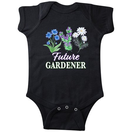 

Inktastic Future Gardener with Wildflowers Gift Baby Boy or Baby Girl Bodysuit