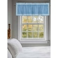thumbnail image 3 of Valances for Windows Light Blue Abstract Art Rod Pocket Cafe Window Treatments Valance Curtains for Kitchen Bathroom Laundry Basement Windows 60"x18", 3 of 9
