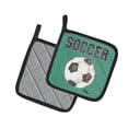 thumbnail image 2 of Carolines Treasures 8484PTHD Soccer Pair of Pot Holders , 7.5HX7.5W, multicolor, 2 of 2
