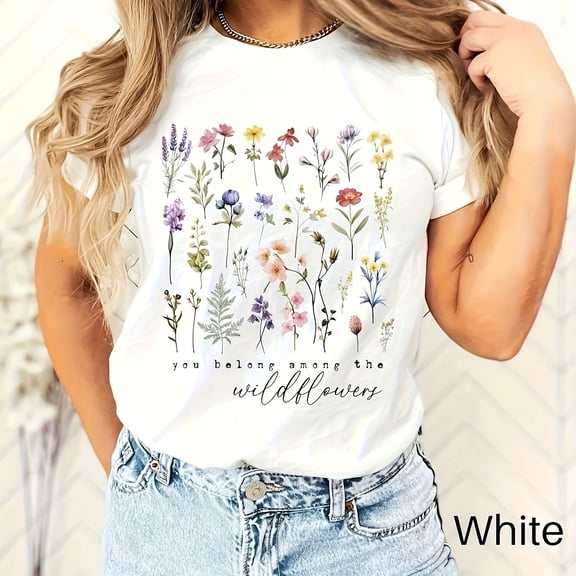 Wildflower , B1Otanil S1Hirt, Flower S1Hirt, Floral , Wild Flowers S1Hirt, Best Friend Gift, Inspirati55
