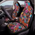 thumbnail image 4 of CHAQLIN Heart Graffiti Design, Full Wrapping Edge Removable Car Seat Covers Stretch Fit Universal Seat Covers for Cars for Automobile, 4 of 11