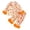 A130 Orange, variant on Glisme Halloween 2 Piece Newborn Boys Girls Sleepwear Pumpkin Print Long Sleeve Crew Neck Homewear With Pants Set Fall Cozy Kids Pajamas Size 6-12 Months Orange