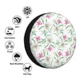 thumbnail image 4 of Balery Lilies Flowers Cubiertas para Neumáticos - Protector Resistente para Neumáticos de Camioneta, SUV, Remolque, Camper y RV-16 inch, 4 of 6