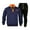 Navy, variant on Tops for Men Hoodies for Men Zip Up Hoodie Men Retro Half Zip Hoodie Men's Tracksuit Spring and Autumn High Neck Half Zip Hoodie S-M-L-XL-XXL-XXXL (Black,3XL)