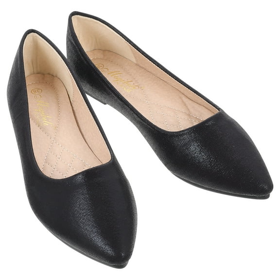 NUOLUX 1 Pair Women's Casual Pointed Toe Shoes Flat Shoes Slip-on Flats Shoes