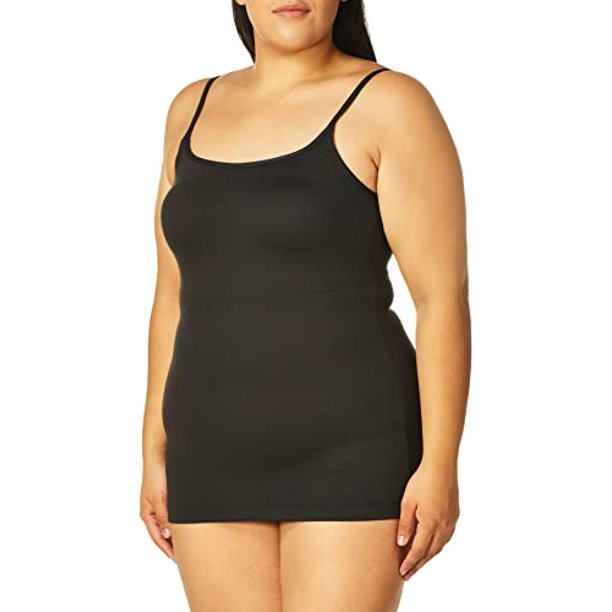 Maidenform womens Long Length Camisole Fl3266 shapewear tops, Black