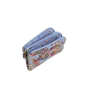 Vera Bradley Women's Cotton RFID Double Zip ID Wallet Provence Paisley