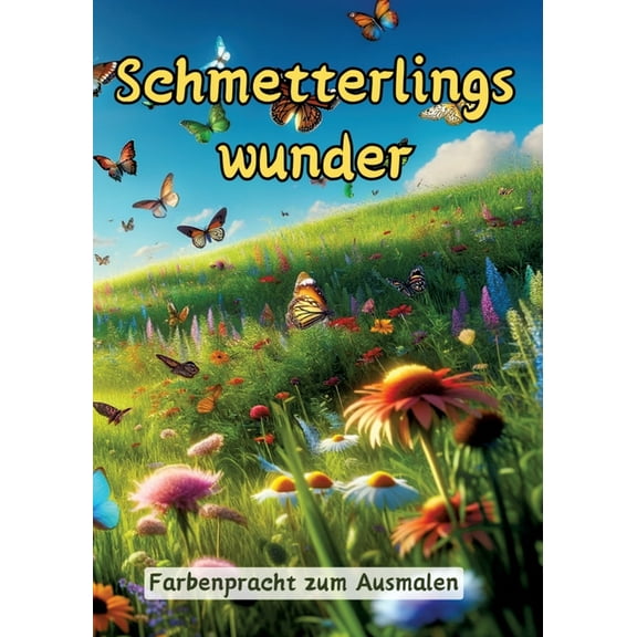 Schmetterlingswunder: Farbenpracht zum Ausmalen, (Paperback)