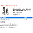 thumbnail image 2 of Exhaust Manifold Gasket - Compatible with 2009 Dodge Ram 3500 5.7L V8, 2 of 2