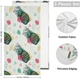thumbnail image 2 of GZHJMY Pineapple Soft Hand Towels, 2 Pcs Absorbent Bath Towel Decorative Fingertip Towels for Bathroom Gym Spa Hotel Beach Swimming Pool,14.4"x 28.3", 2 of 7
